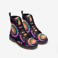 Chakra spiral Leather Lightweight boots