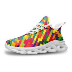 Vibe Nation Touch of Colour Unisex Mesh Knit Sneakers