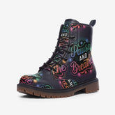 Pause and Breathe Casual Leather Lightweight boots
