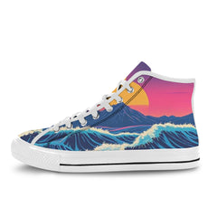 Retro Wave Mens High Tops
