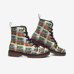 Step into Good Vibes Casual Leather Lightweight boots
