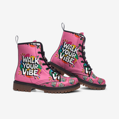 Walk Your Vibe Casual Leather Lightweight boots
