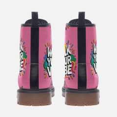 Walk Your Vibe Casual Leather Lightweight boots