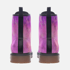 Pink Shimmer Casual Leather Lightweight boots