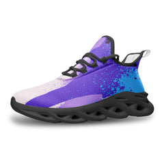 Vibe Nation Dripping Graffiti Mesh Knit Sneakers