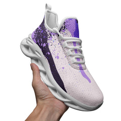 Vibe Nation Dripping Graffiti Mesh Knit Sneakers