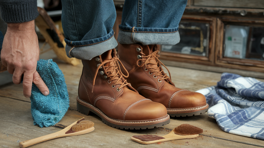 how to clean leather boots