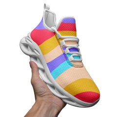 Handful of colour vibes Unisex  Mesh Knit Sneakers