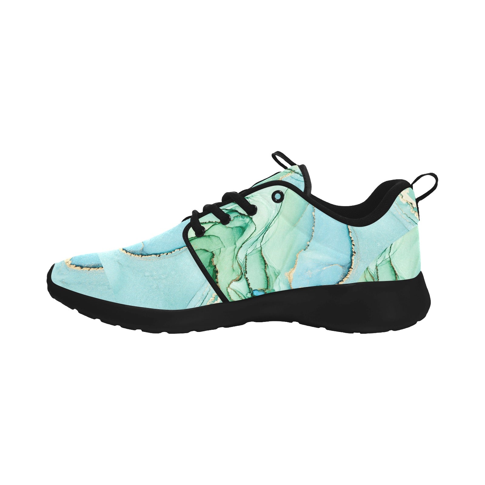 Womens Touch of Green Pull Loop Sneakers