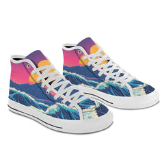 Retro Wave Mens High Tops