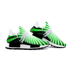 Green Ray Unisex Lightweight Sneakers