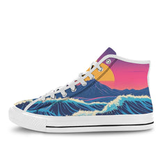 Retro Wave Mens High Tops