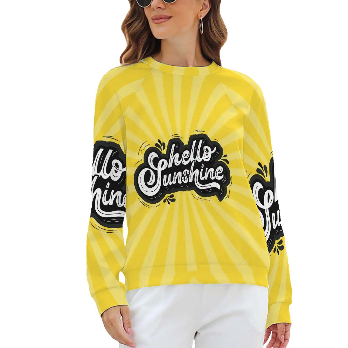 Hello Sunshine Womens Sweatshirt