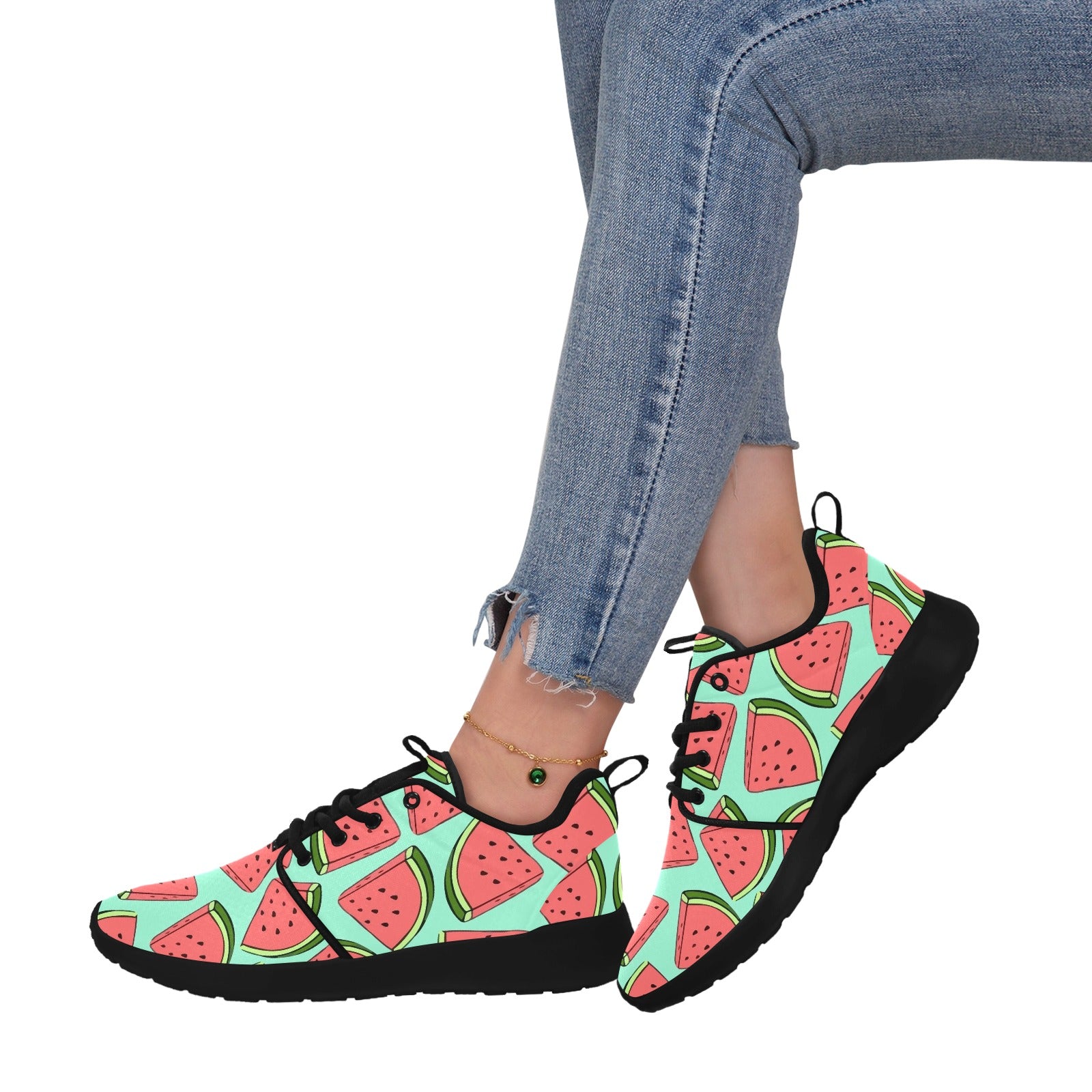 Womens Water melon madness pull loop sneakers