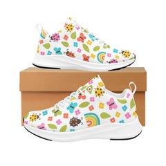 Womens Happy Vibes Running Sneakers