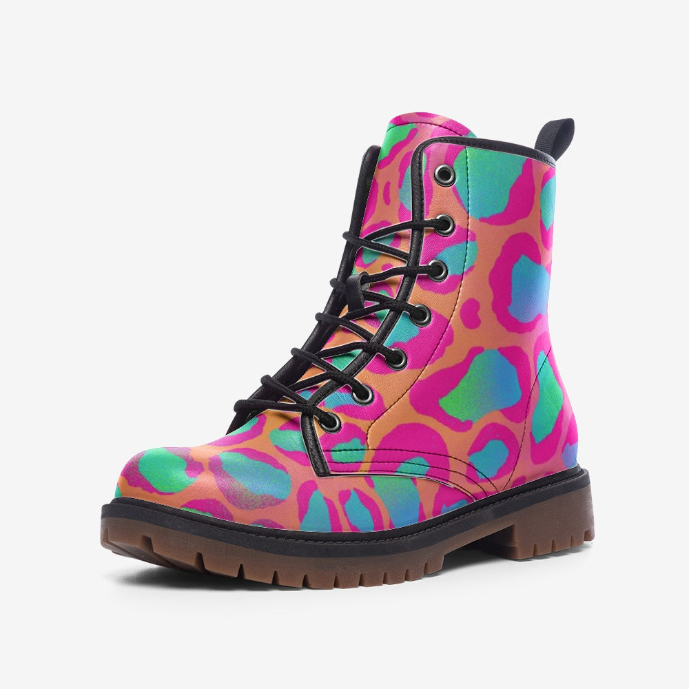 Colourful Vibes Casual Leather Lightweight boots