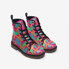 Colourful Vibes Casual Leather Lightweight boots