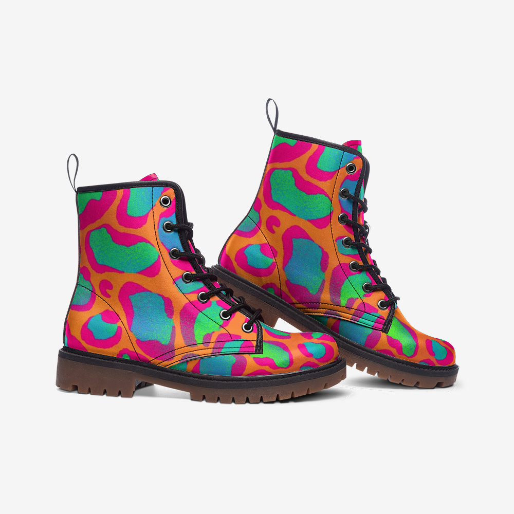 Colourful Vibes Casual Leather Lightweight boots