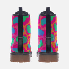 Colourful Vibes Casual Leather Lightweight boots