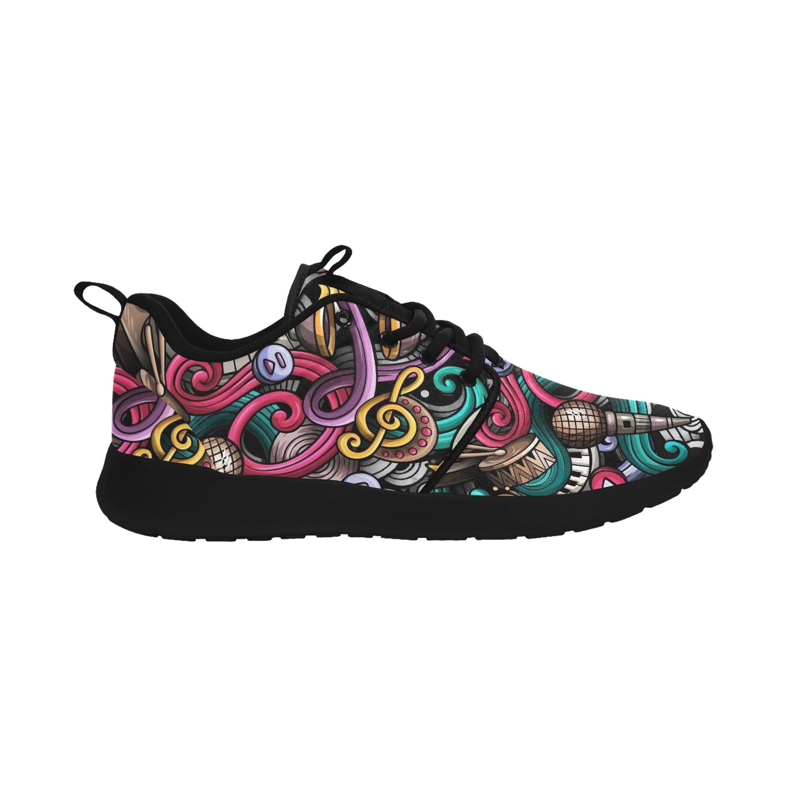 Womens Music Vibes Pull Loop Sneakers