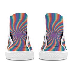 Trippy Patterns Mens High Tops