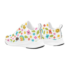 Womens Happy Vibes Running Sneakers