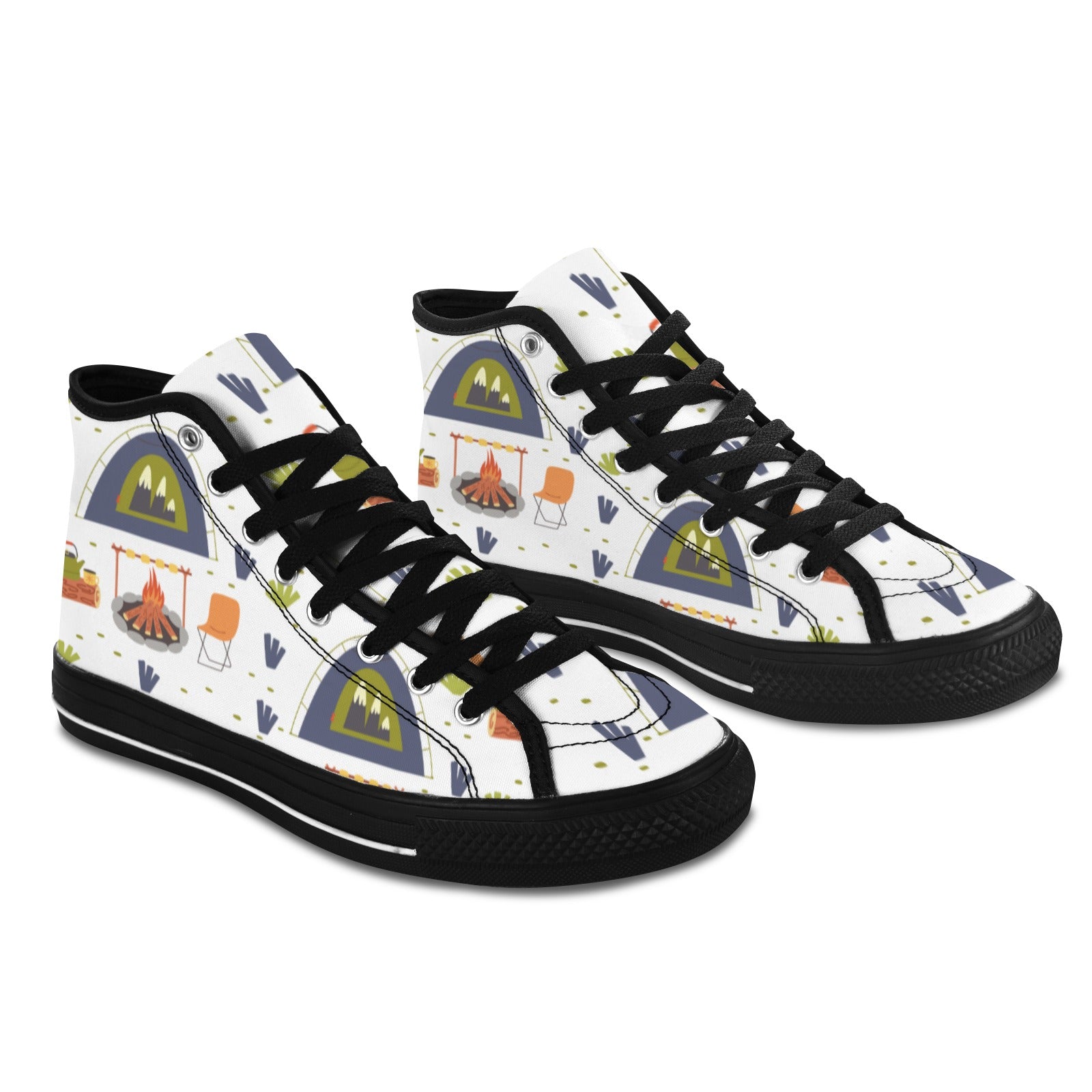 Camping Vibes Mens High Tops