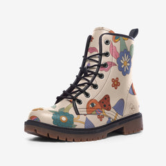 Mushroom vibes Casual Leather Lightweight boots