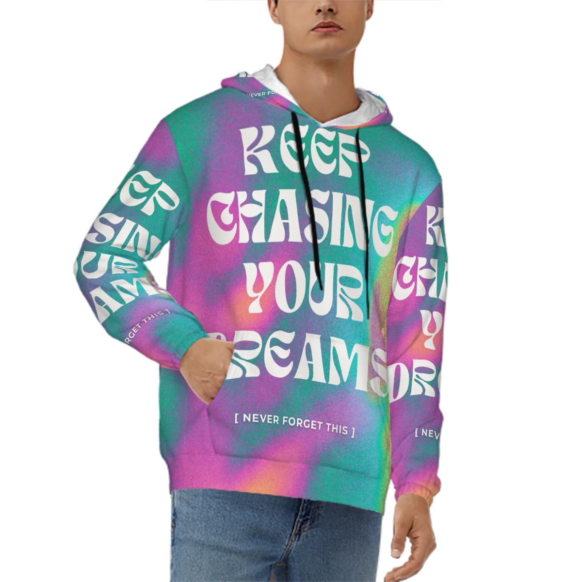 Keep Chasing your dreams Mens Hoodie