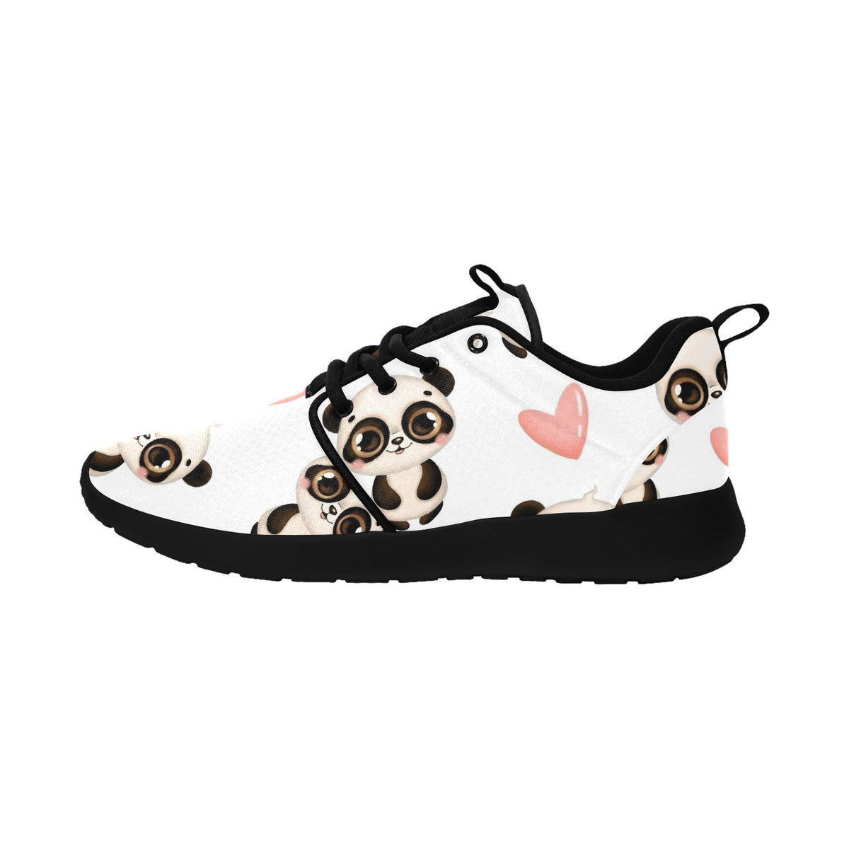 Womens Panda Love Vibes Pull Loop Sneakers