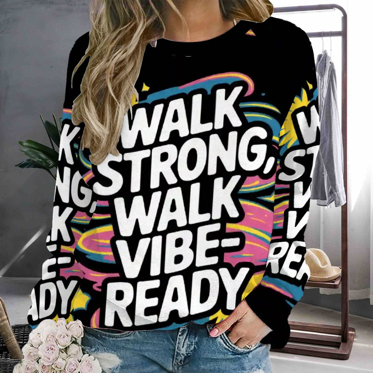 Walk Strong Womens Sweatshirt