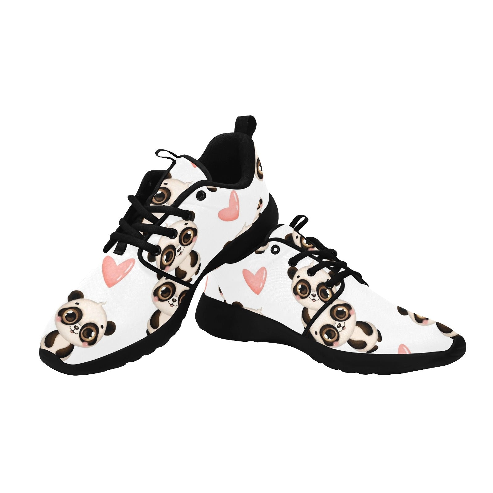 Womens Panda Love Vibes Pull Loop Sneakers