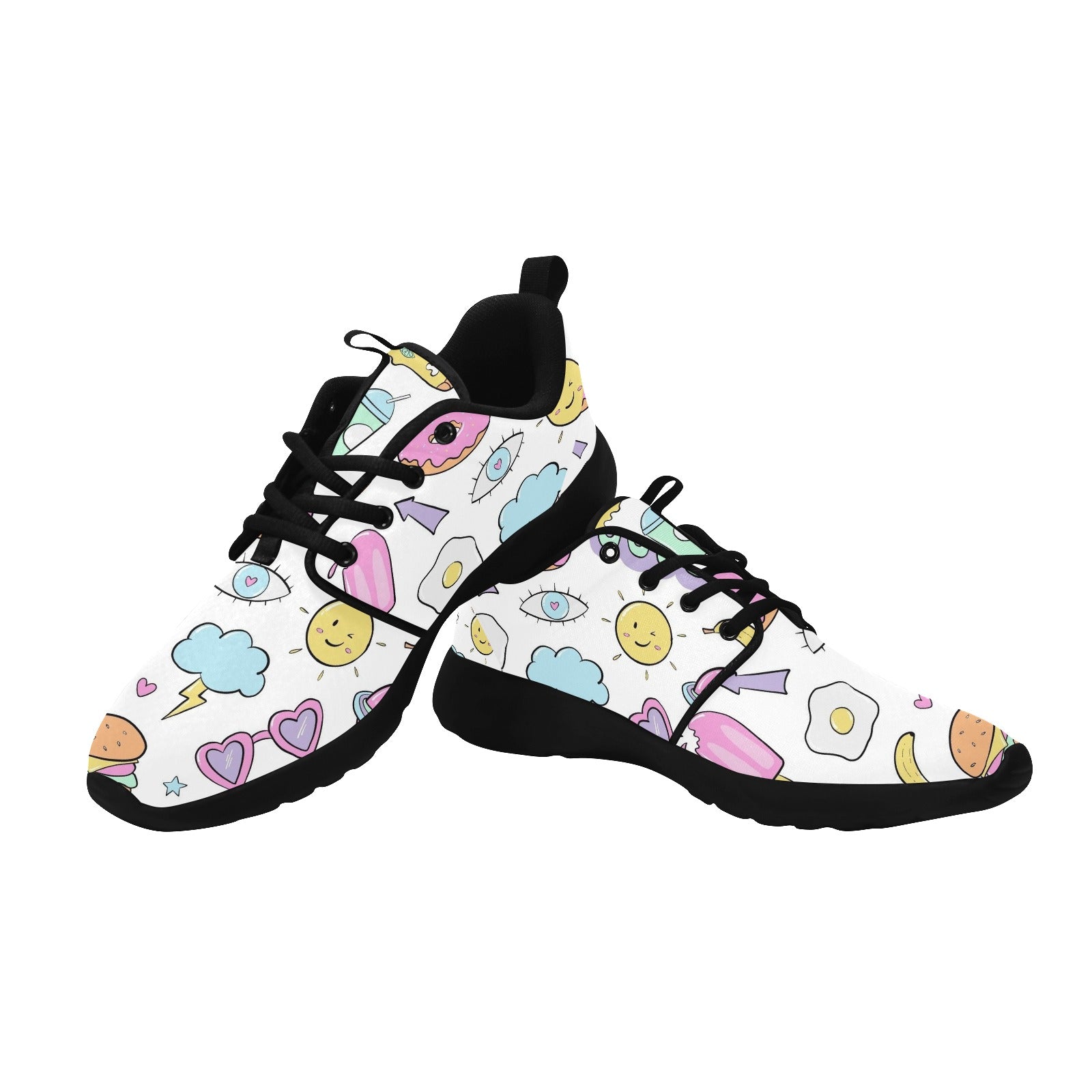 Womens Funky Vibes Pull and Loop Sneakers