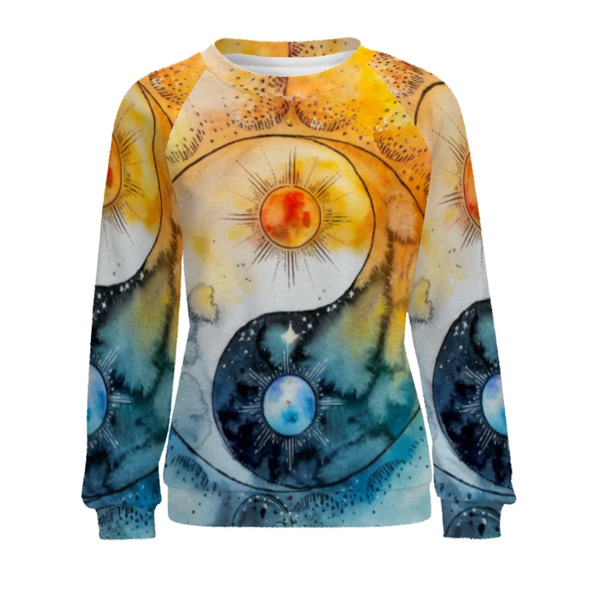 Yin Yang Womens Sweatshirt