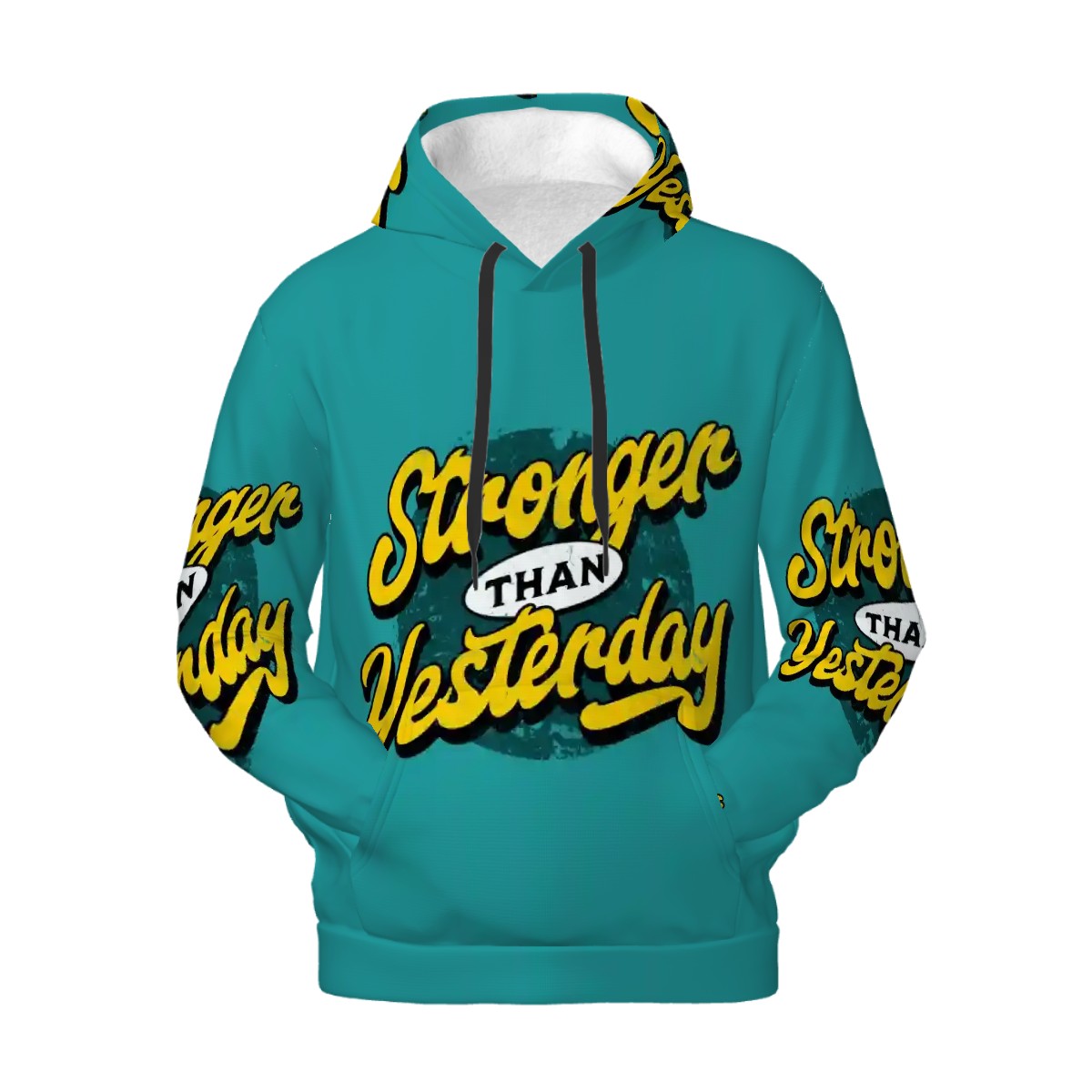 Stronger than Yesterday Mens Hoodie