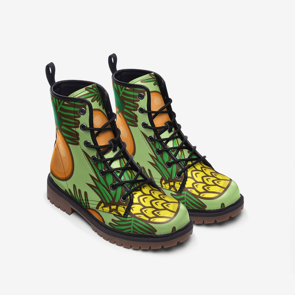 Tropical Vibes Casual Leather Lightweight boots