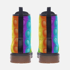 Colour Bubbles Casual Leather Lightweight boots