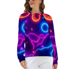 Neon Vibes Womens Sweatshirt