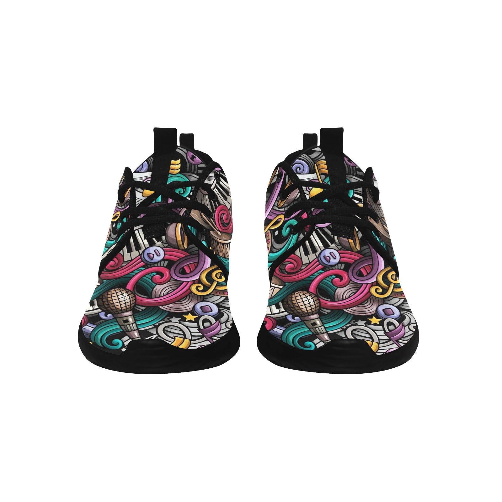 Womens Music Vibes Pull Loop Sneakers