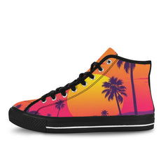 Retro Sunset Mens High Tops