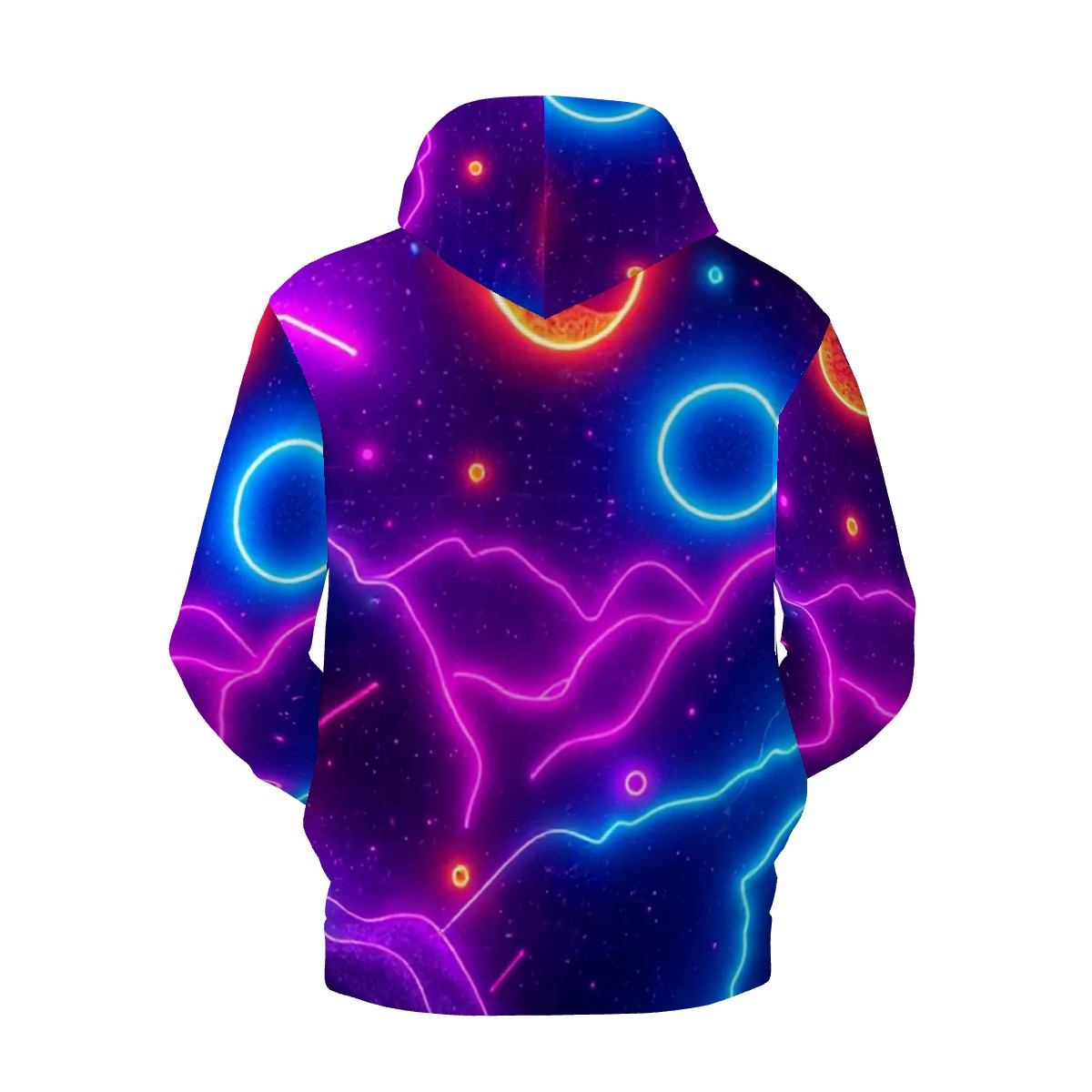 Vibe Nation Neon Vibes Men's Hoodie