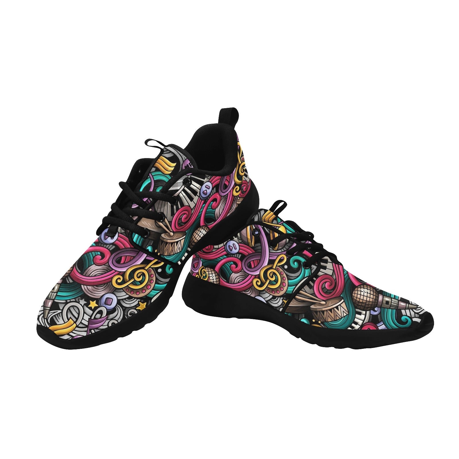 Womens Music Vibes Pull Loop Sneakers