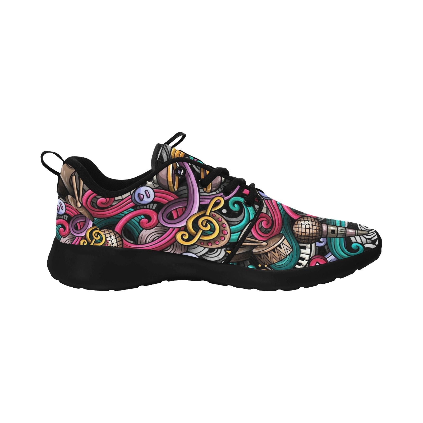 Womens Music Vibes Pull Loop Sneakers