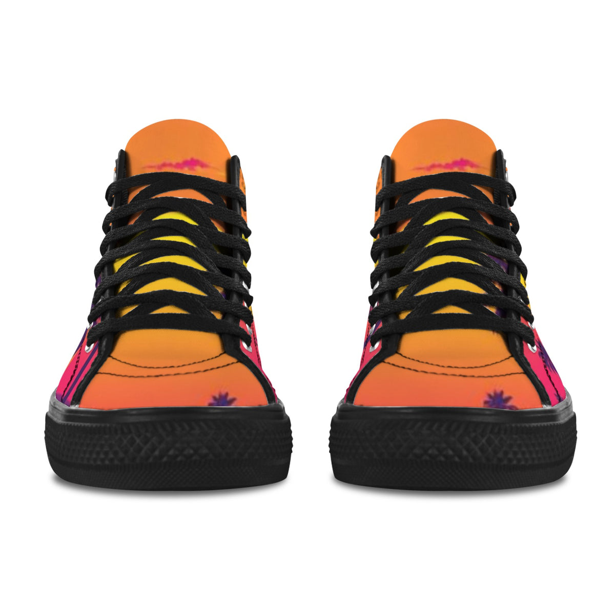 Retro Sunset Mens High Tops