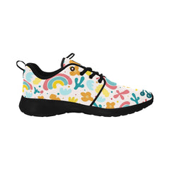 Womens Rainbow Love Pull Loop Sneakers