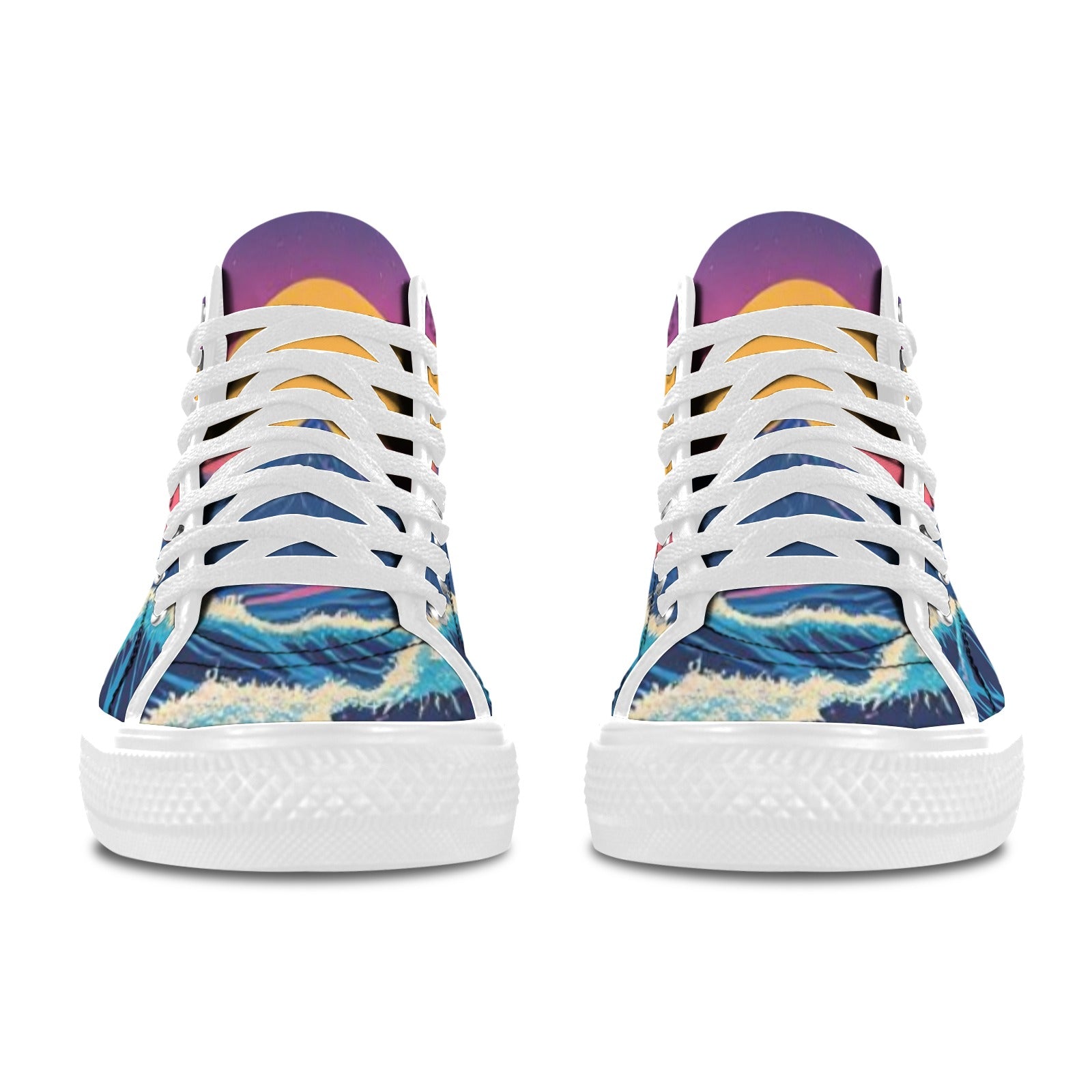 Retro Wave Mens High Tops