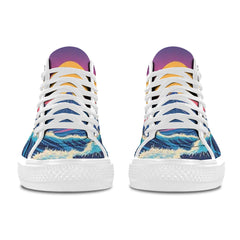 Retro Wave Mens High Tops