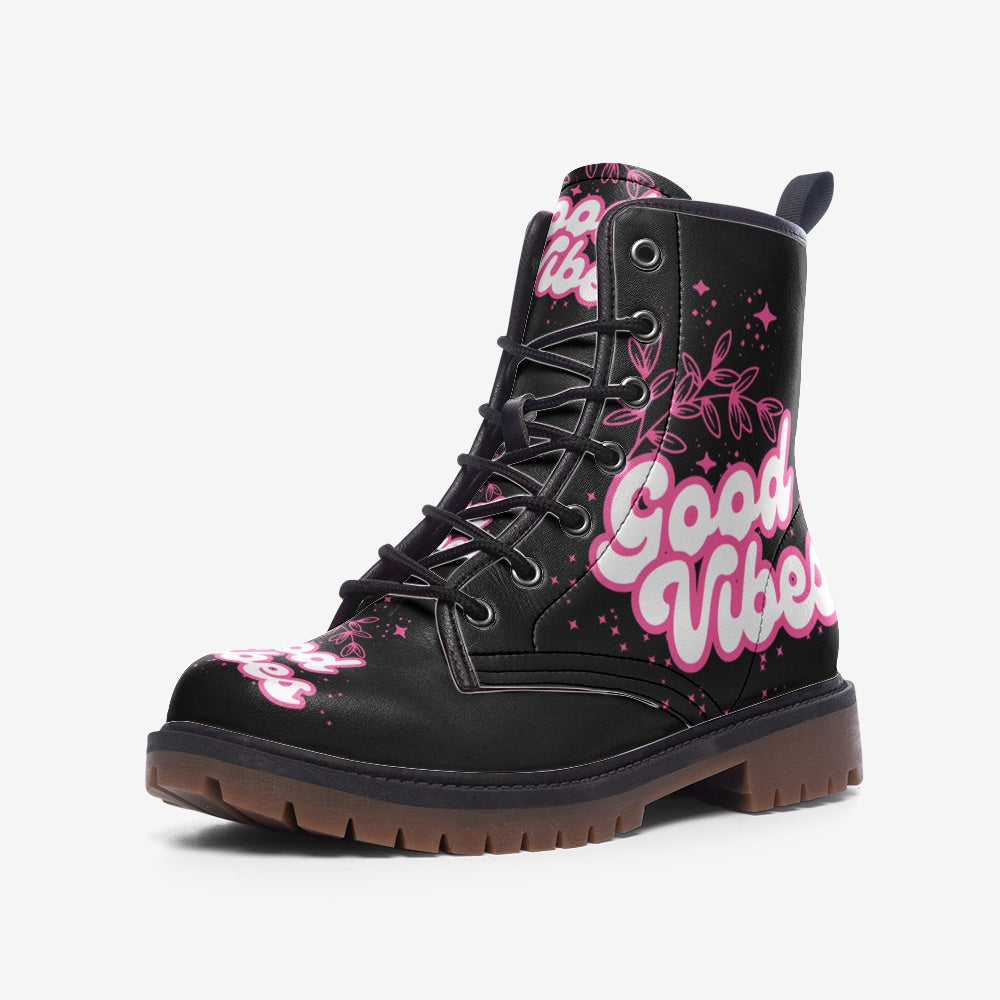 Good Vibes Casual Leather Lightweight boots