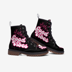 Good Vibes Casual Leather Lightweight boots