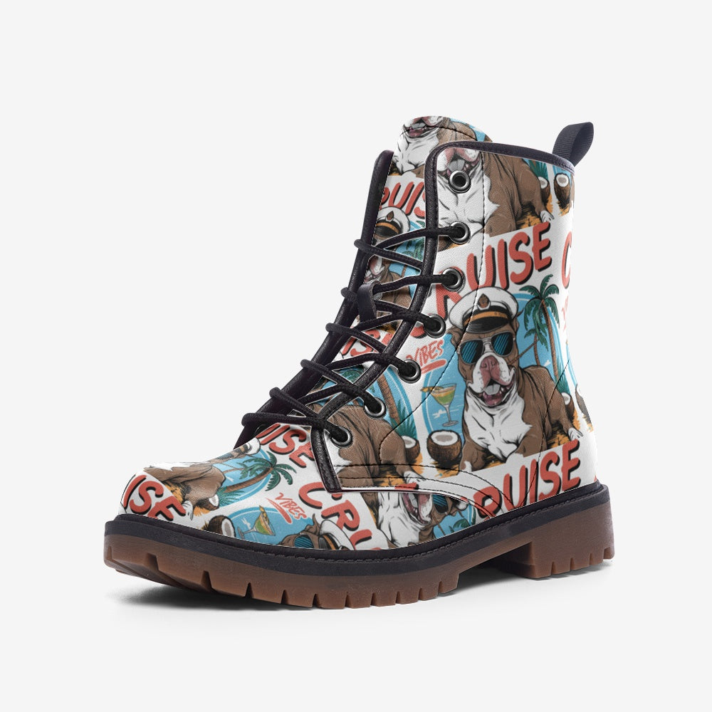Cruise Vibes Casual Leather Lightweight boots